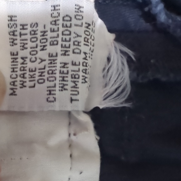 Women's Chino Khaki High Rise Navy Blue Shorts Size 10 - Picture 7 of 10